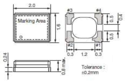 KYOCERA AVX MC2016K 汽车晶体振荡器